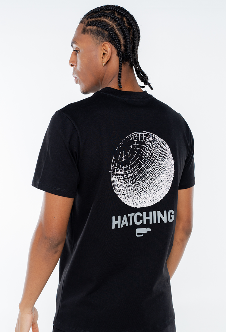 TSHIRT - HATCHING NEGRO