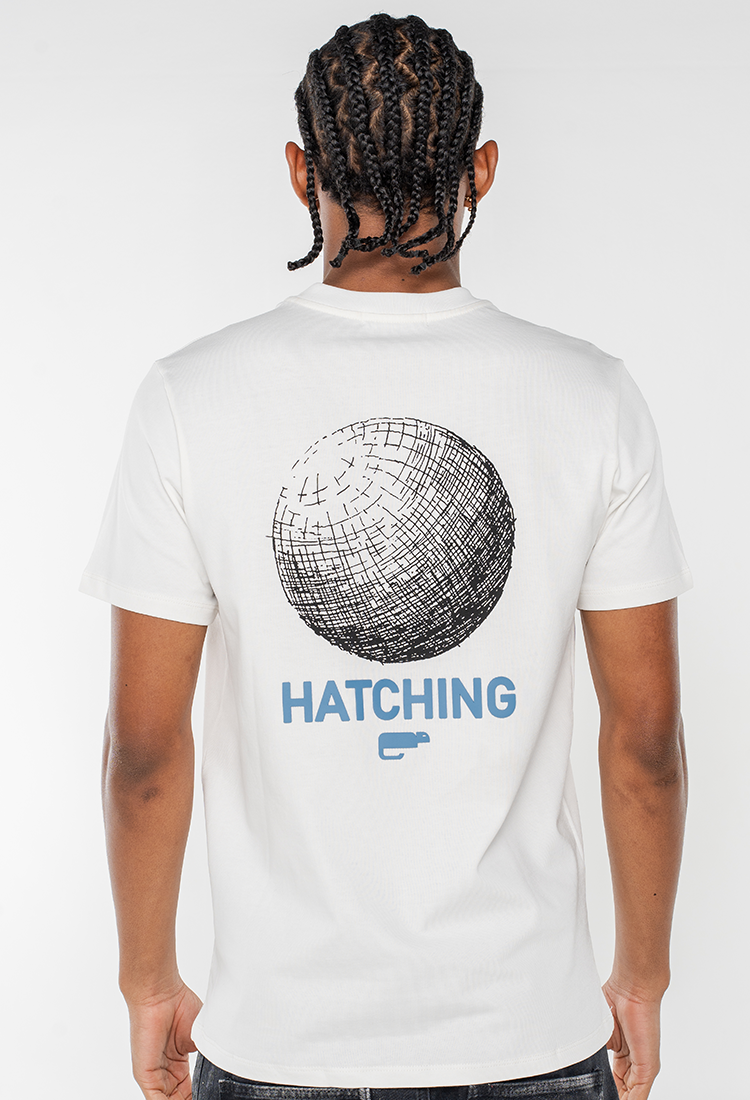 TSHIRT - HATCHING BLANCO