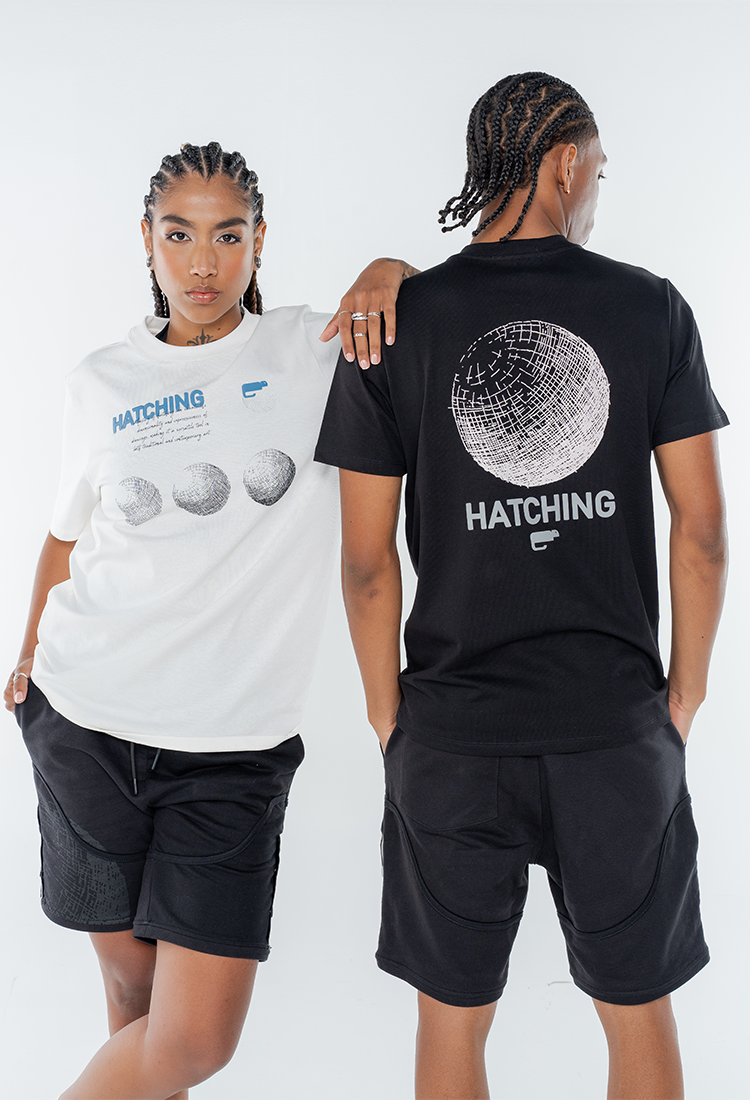 TSHIRT - HATCHING BLANCO