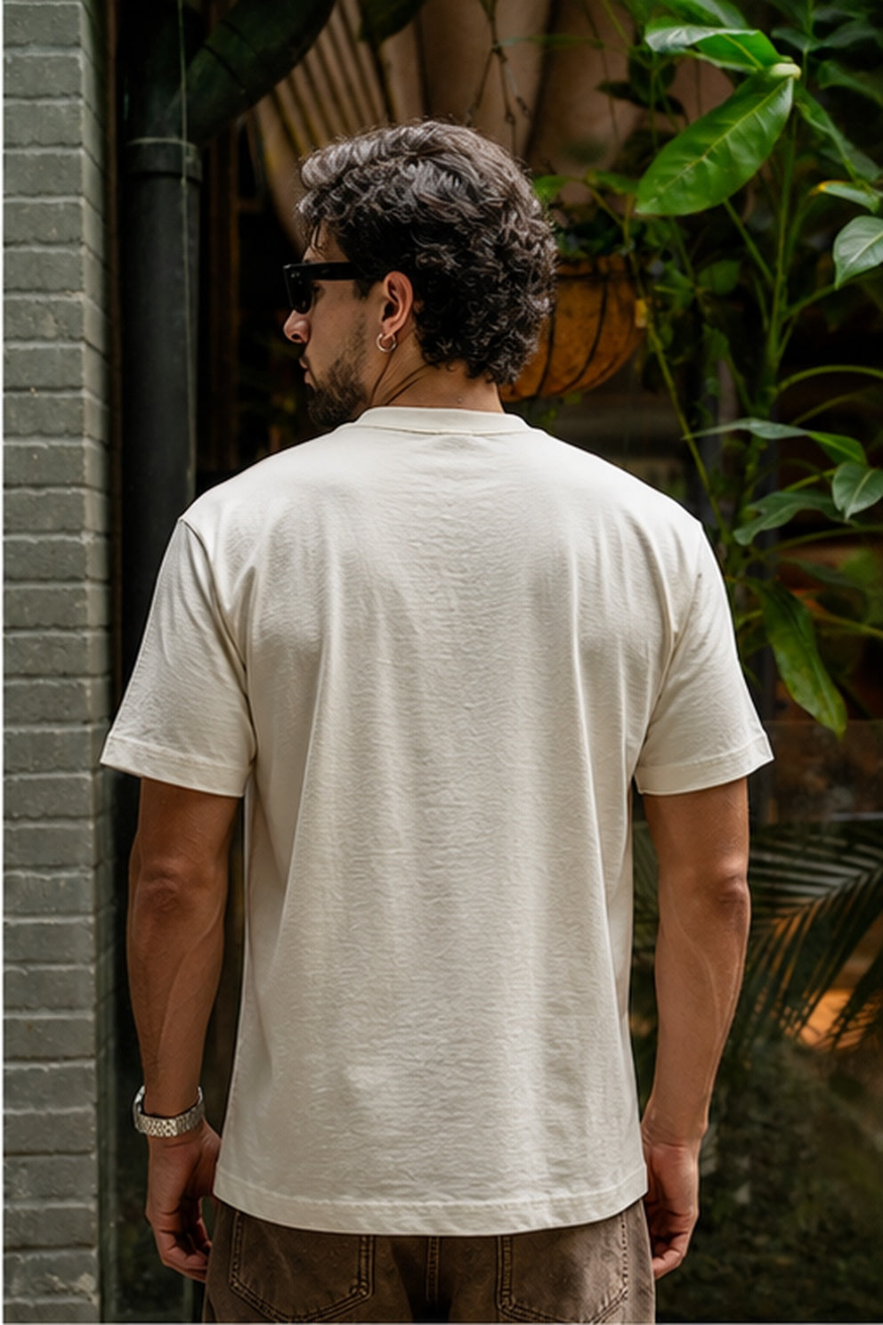 TSHIRT OVERSIZE - LIENZO CREMA