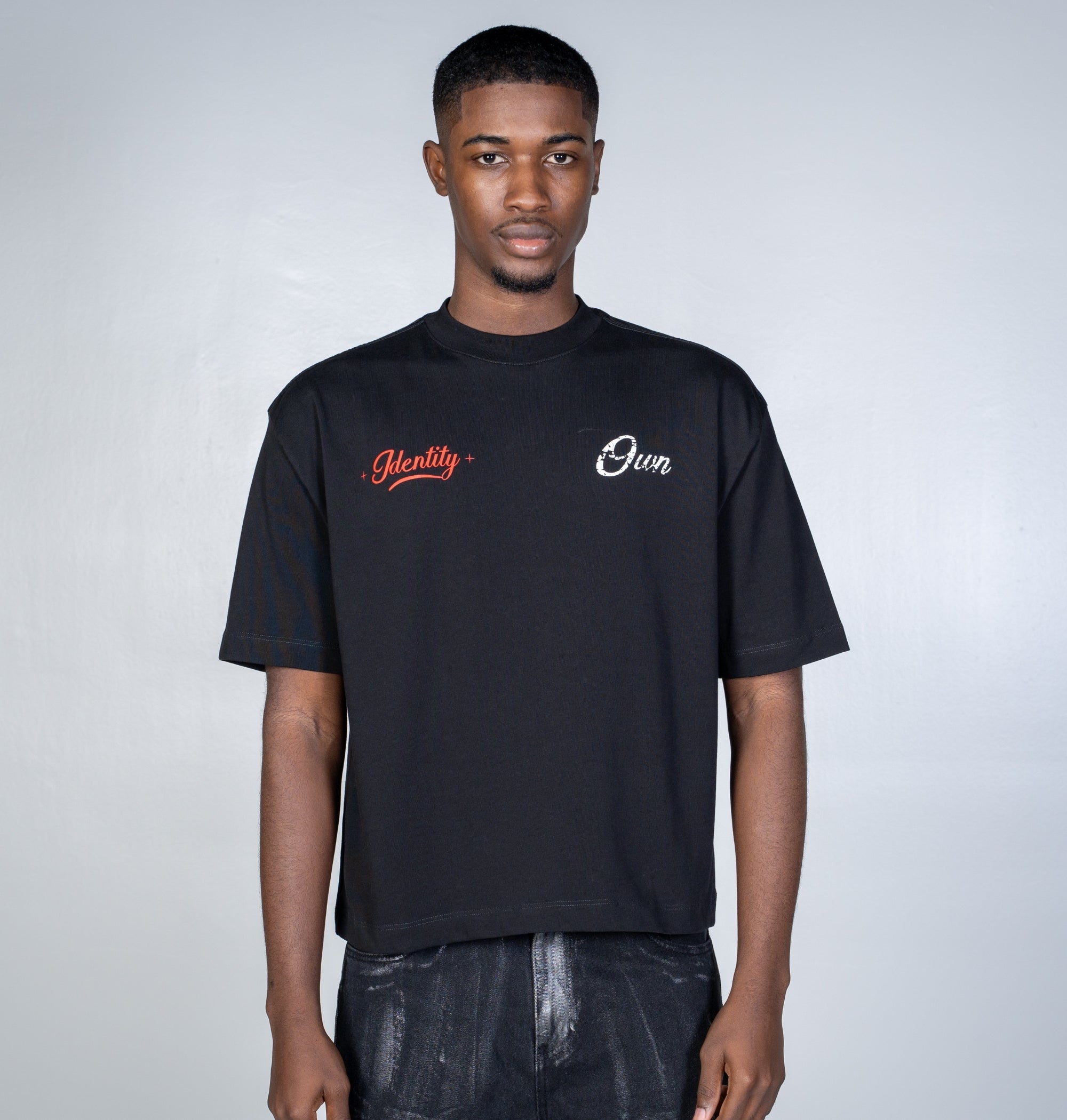 TSHIRT BOXY - IDENTITY NEGRO