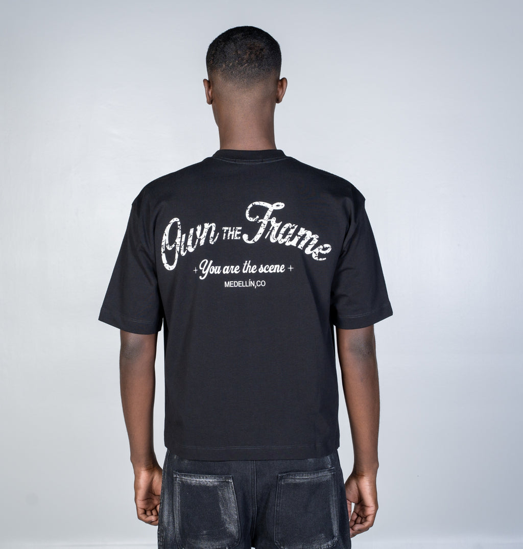 TSHIRT BOXY - IDENTITY NEGRO