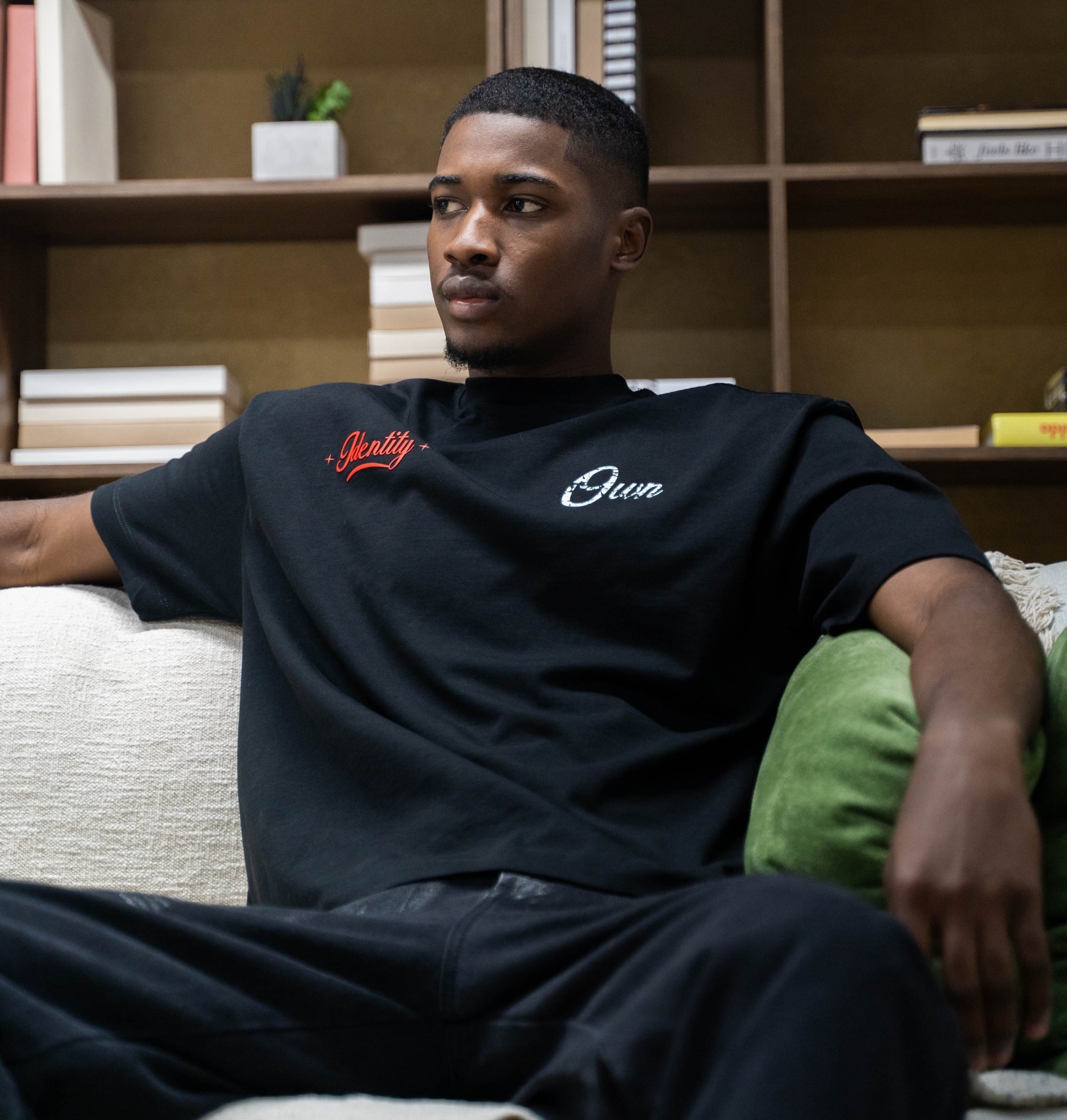 TSHIRT BOXY - IDENTITY NEGRO