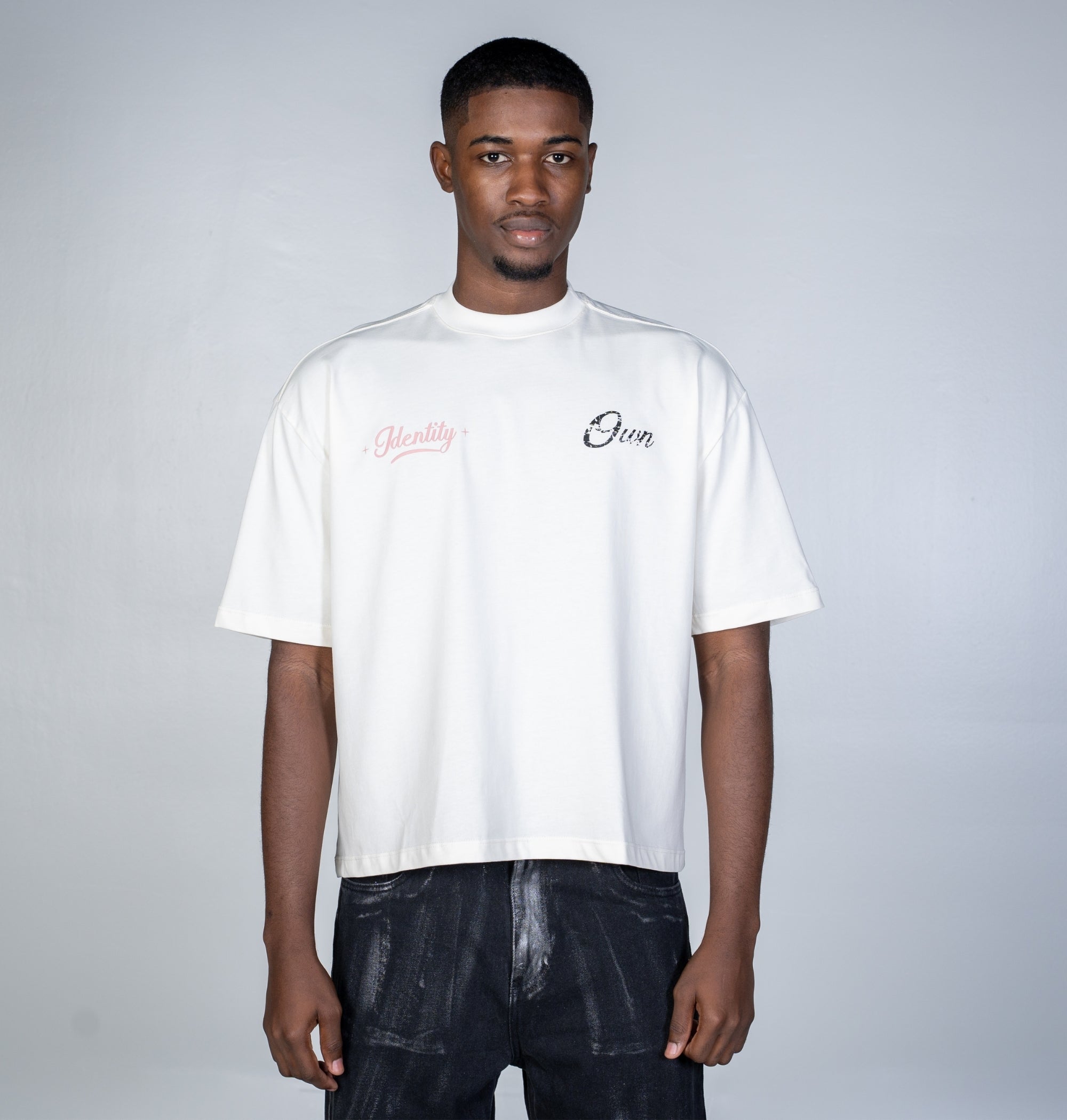 TSHIRT BOXY - IDENTITY CREMA