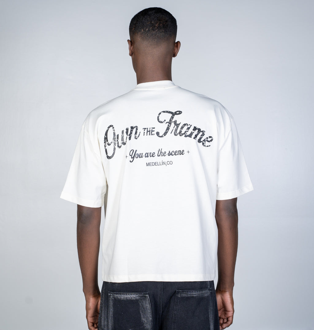 TSHIRT BOXY - IDENTITY CREMA