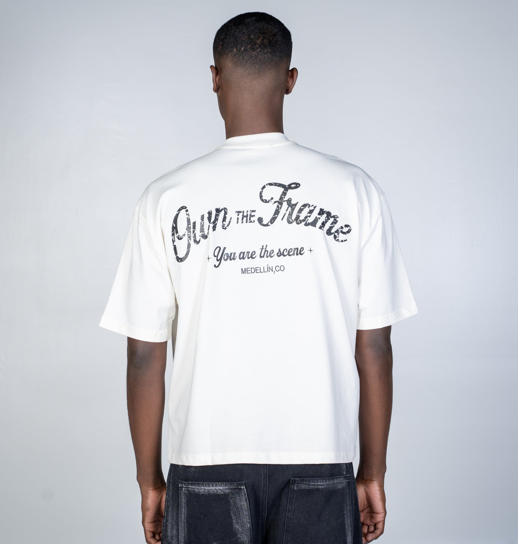 TSHIRT BOXY - IDENTITY CREMA