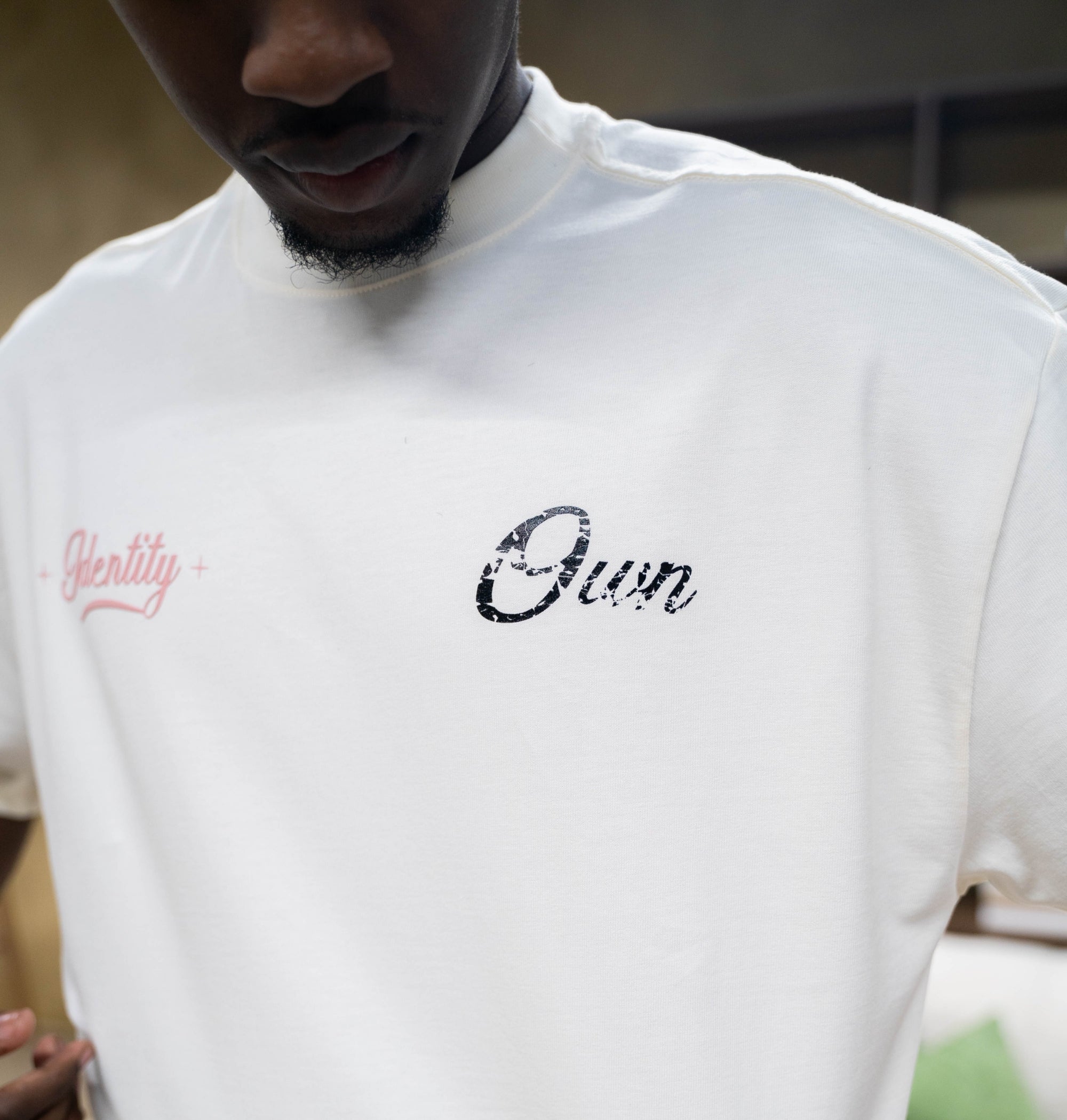 TSHIRT BOXY - IDENTITY CREMA