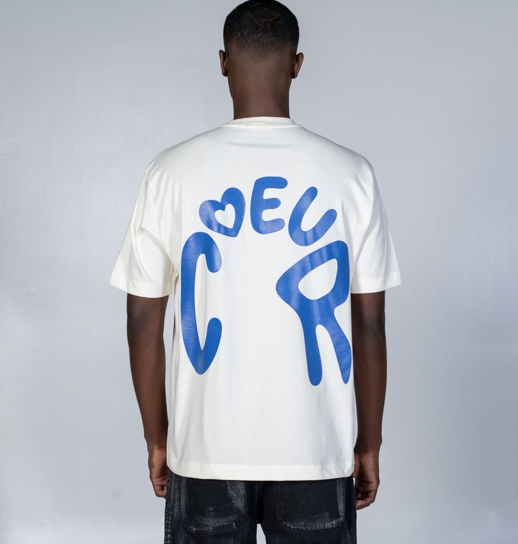 TSHIRT OVERSIZE - COEUR CREMA