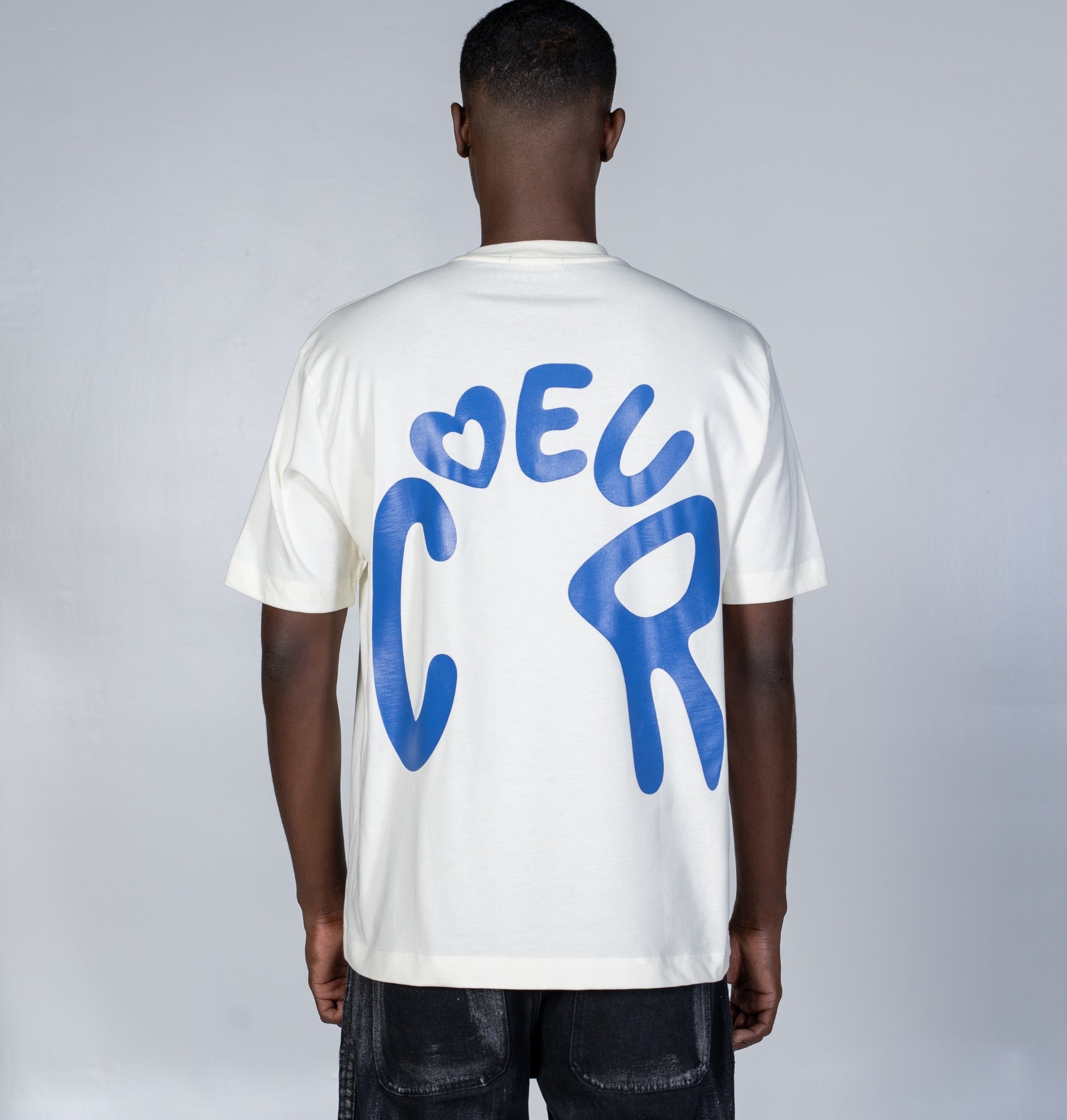 TSHIRT OVERSIZE - COEUR CREMA