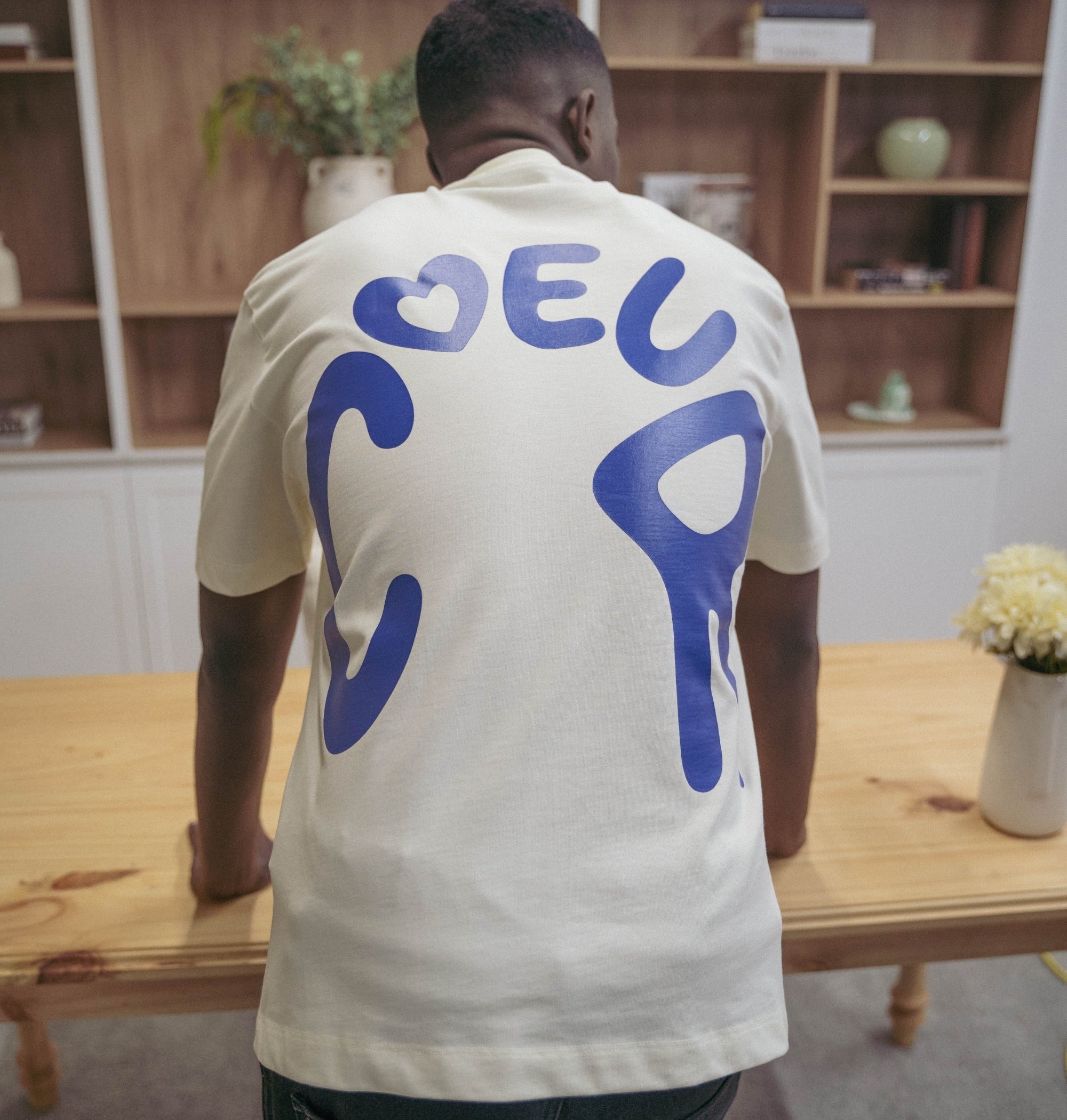 TSHIRT OVERSIZE - COEUR CREMA