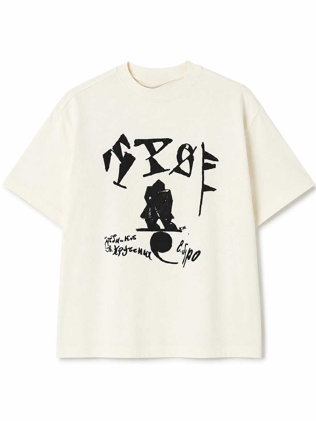 TSHIRT OVERSIZE - LIENZO CREMA