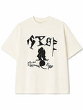 TSHIRT OVERSIZE - LIENZO CREMA