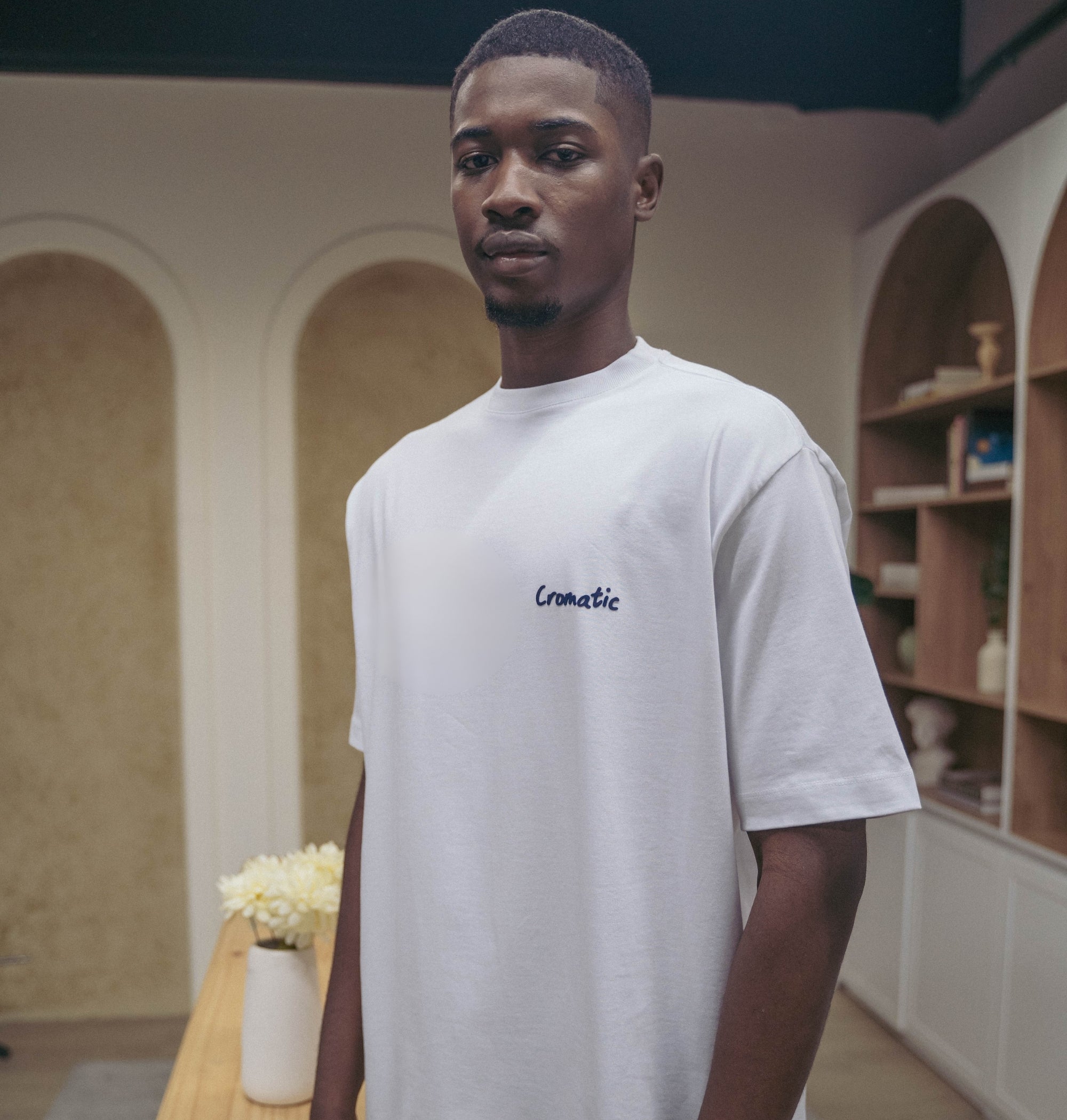 TSHIRT OVERSIZE - COEUR BLANCO