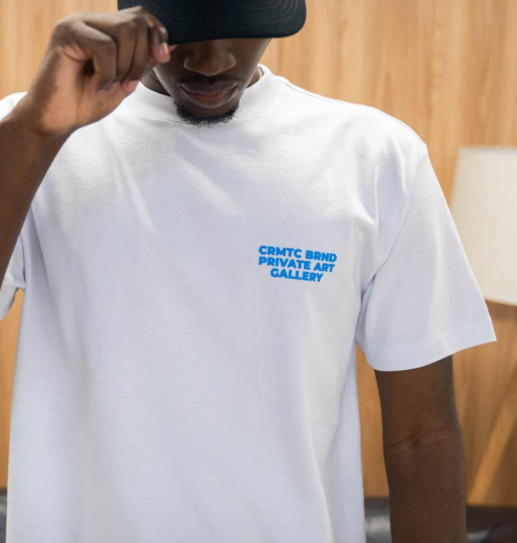 TSHIRT REGULAR - GALLERY BLANCO/AZUL