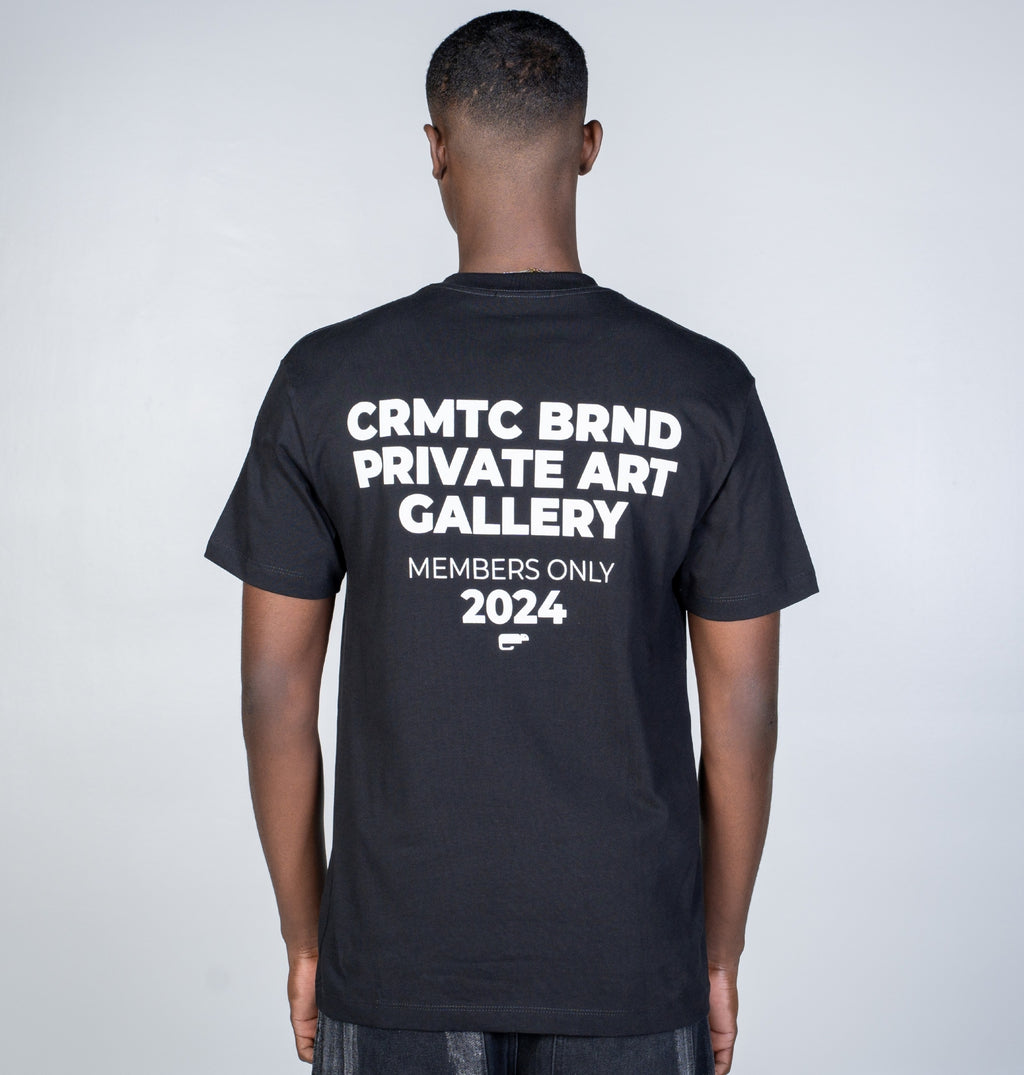 TSHIRT REGULAR - GALLERY NEGRO/BLANCO