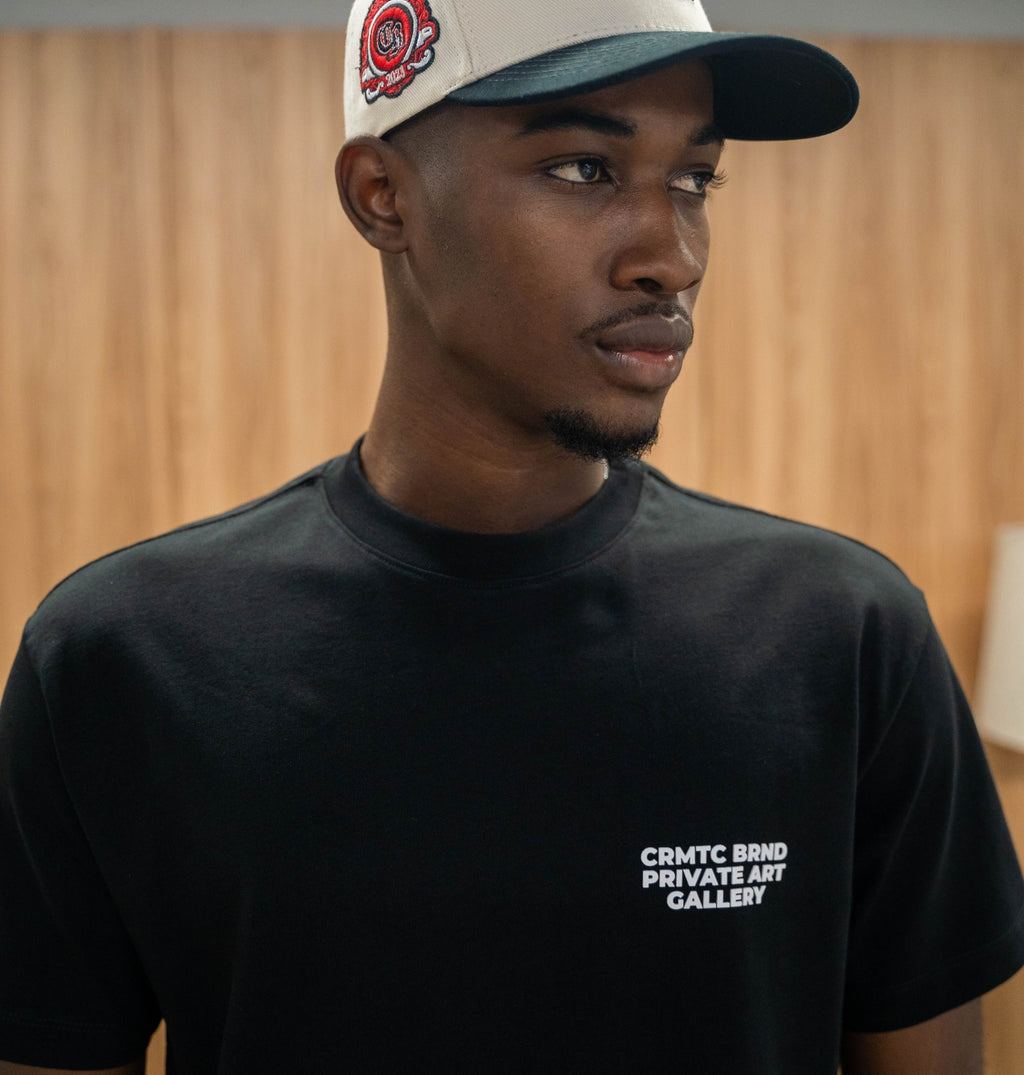 TSHIRT REGULAR - GALLERY NEGRO/BLANCO