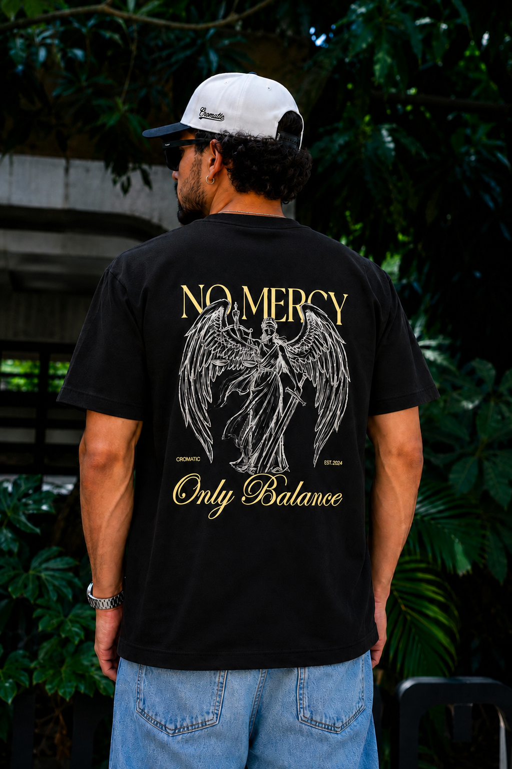 TSHIRT OVERSIZE - ANGEL NEGRO