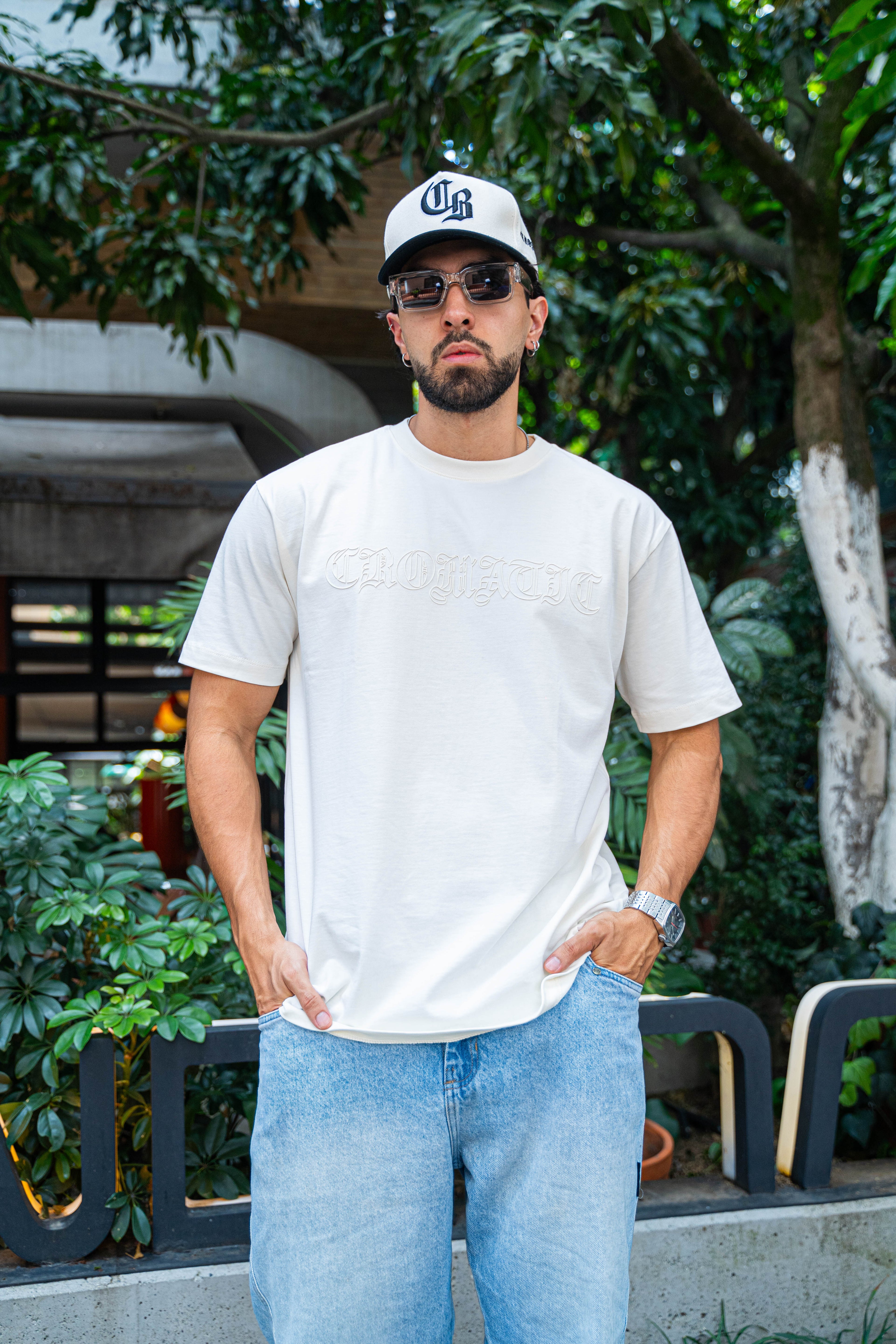 TSHIRT - CROMATIC BASIC CREMA