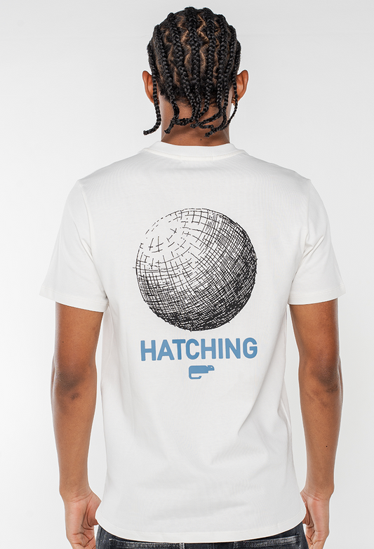 TSHIRT - HATCHING BLANCO