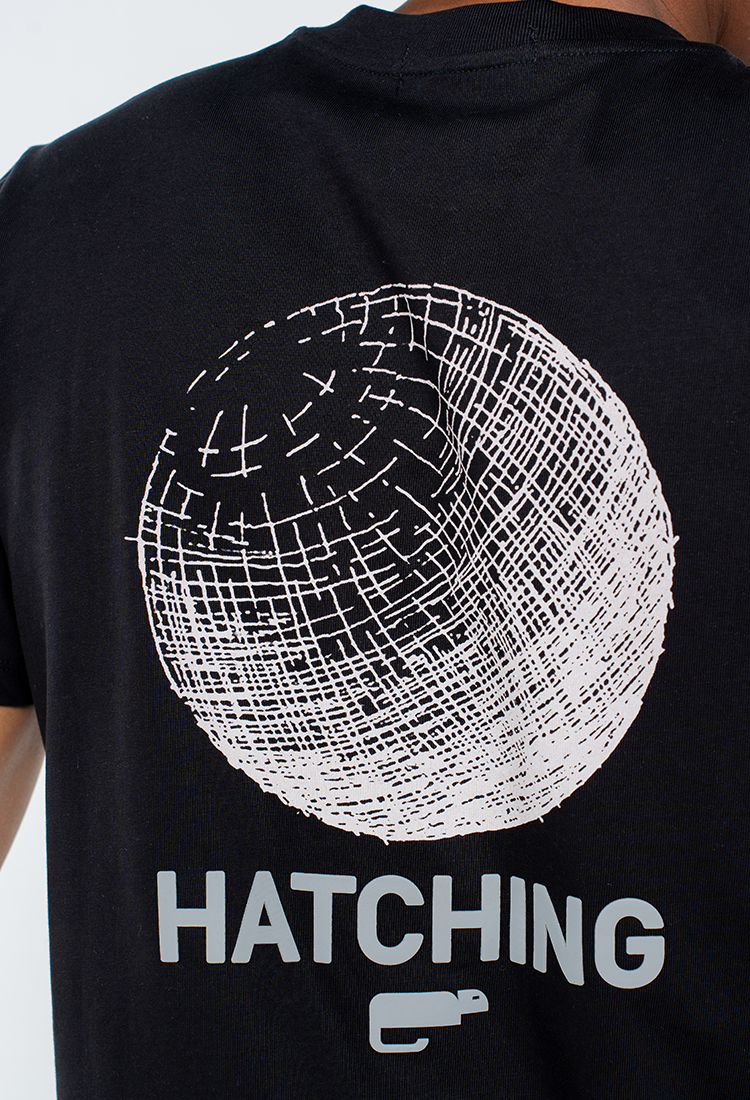 TSHIRT - HATCHING NEGRO