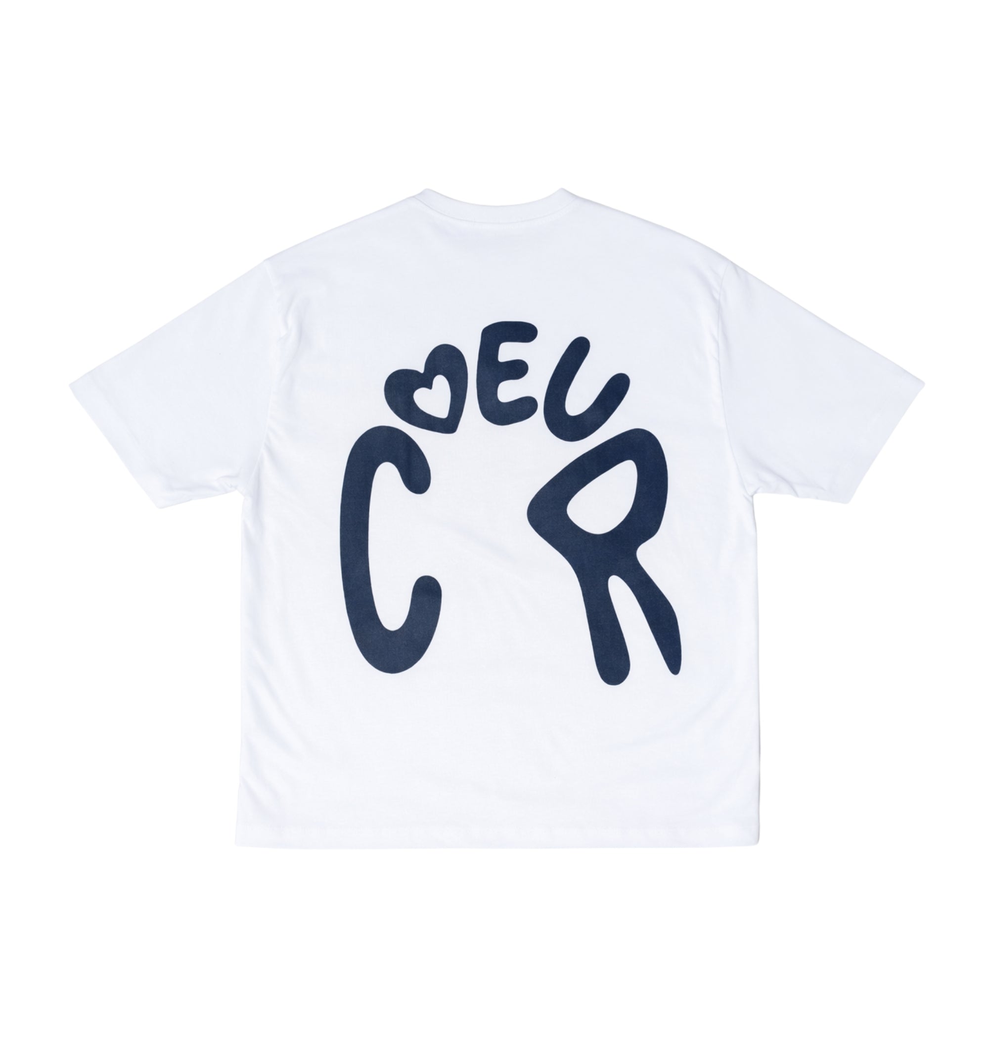 TSHIRT OVERSIZE - COEUR BLANCO