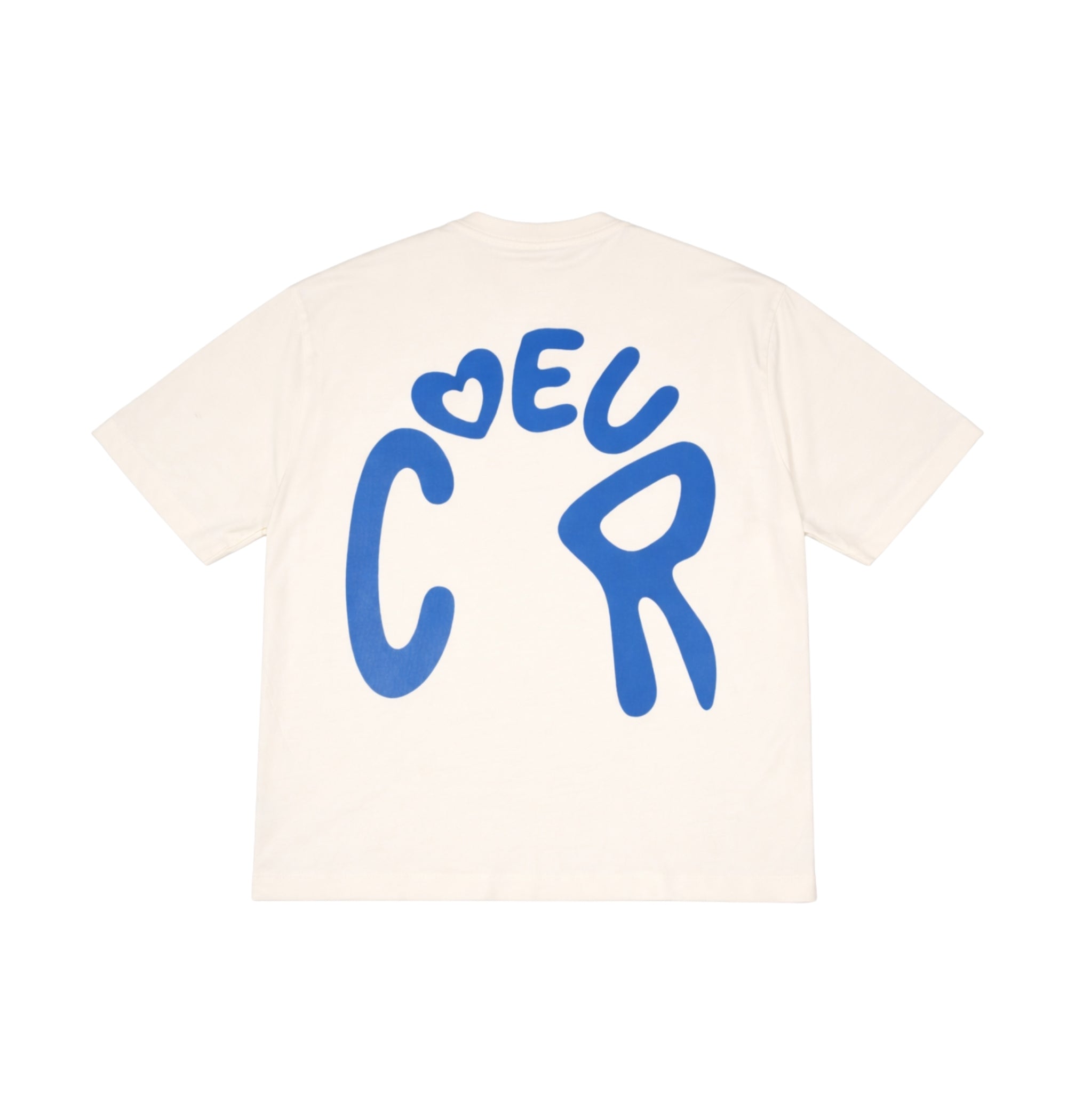 TSHIRT OVERSIZE - COEUR CREMA