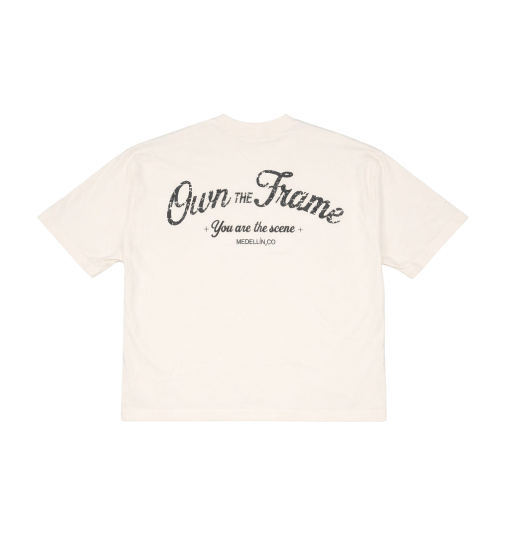 TSHIRT BOXY - IDENTITY CREMA