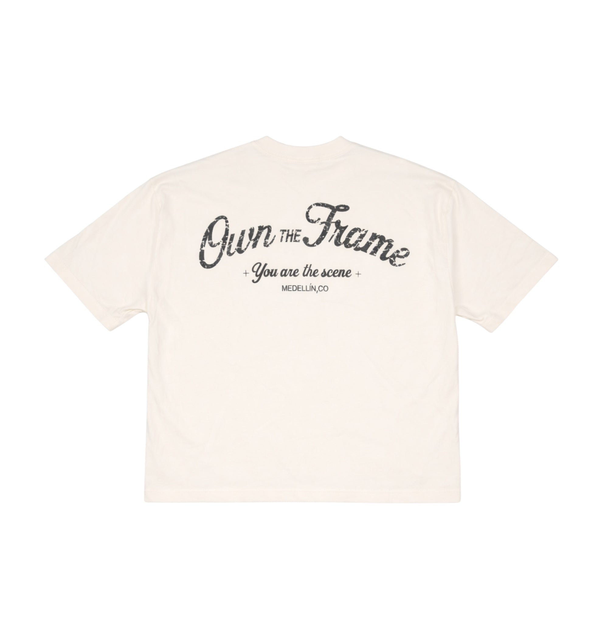 TSHIRT BOXY - IDENTITY CREMA