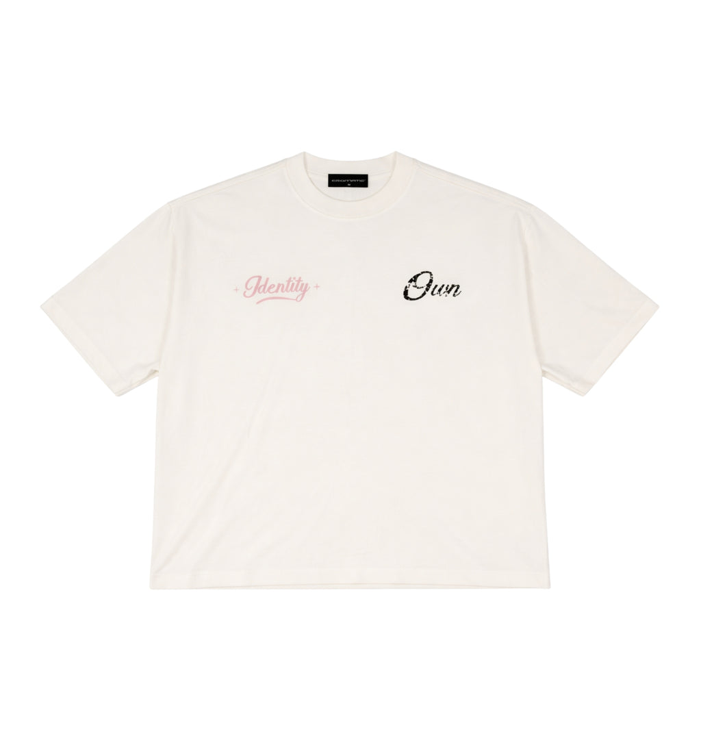 TSHIRT BOXY - IDENTITY CREMA