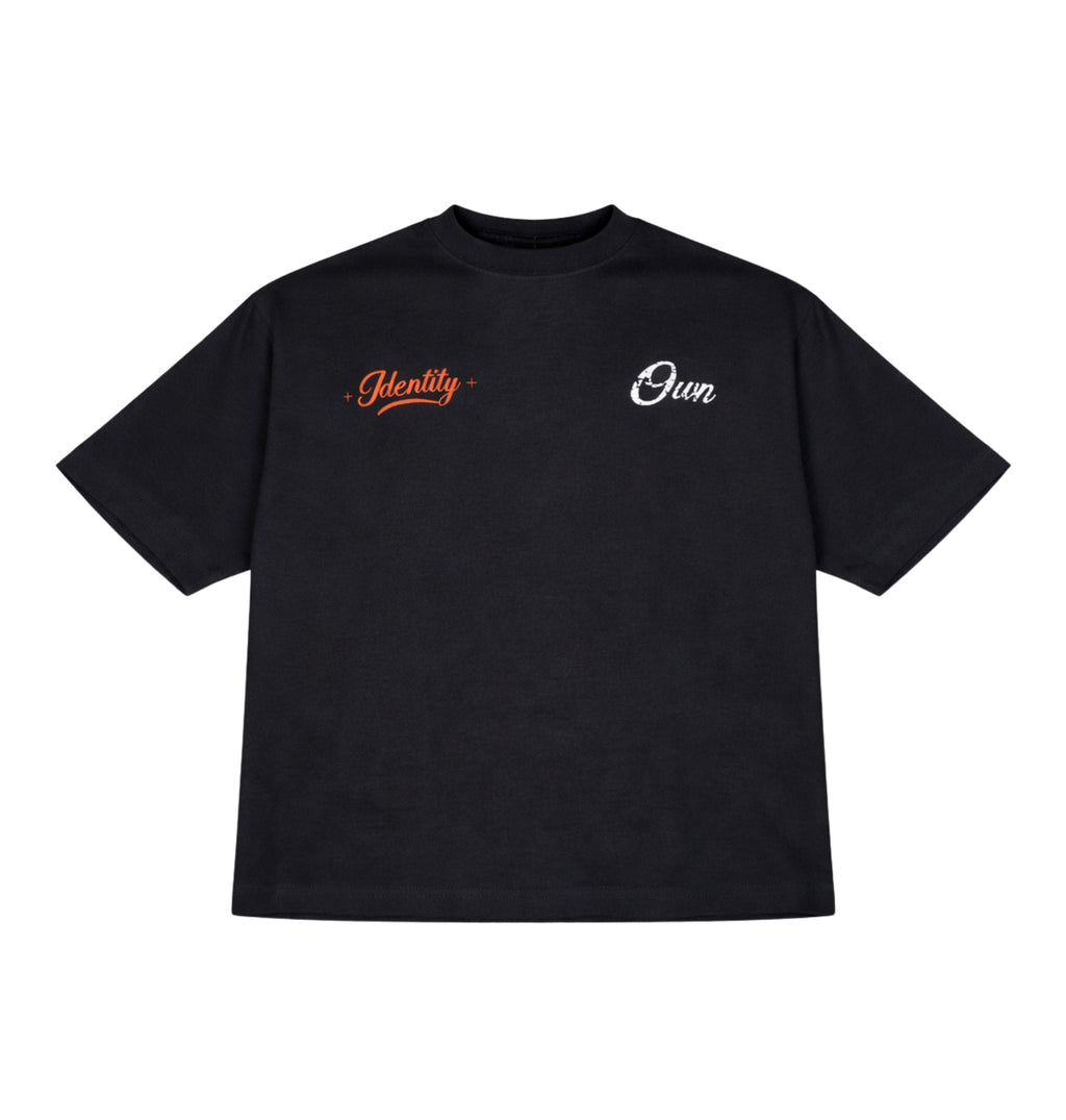 TSHIRT BOXY - IDENTITY NEGRO