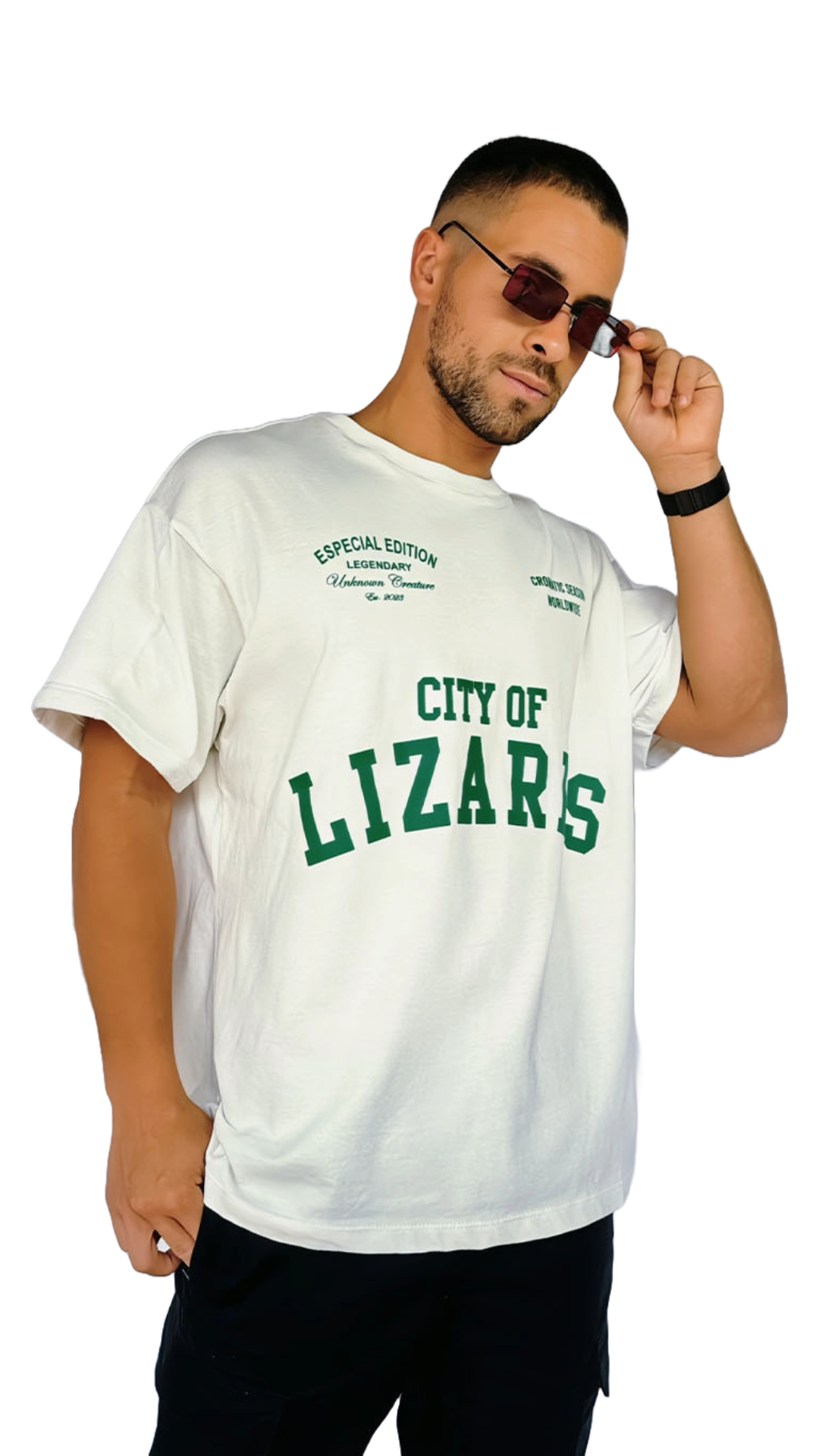TSHIRT - OVERSIZED LIZARDS